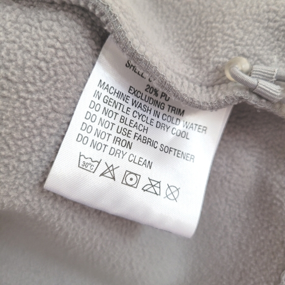 VANCOUVER 2010 OLYMPIC Winter Game Official Merchandise Light Grey Hoodie Jacket - Picture 15 of 15